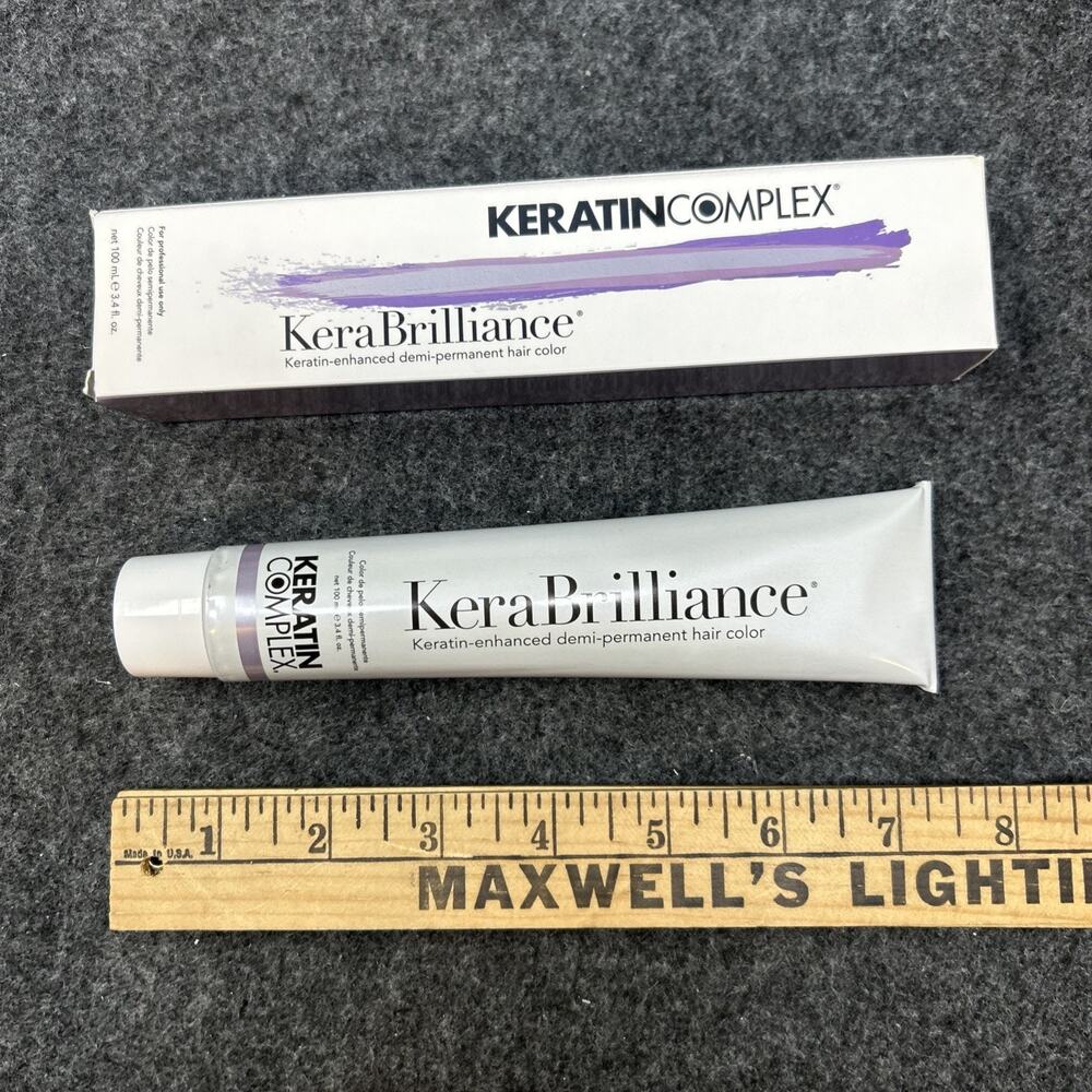 Keratin Complex KeraBrilliance 6.5 6Rv Dark Mahogany Blonde Demi Hair Color NEW